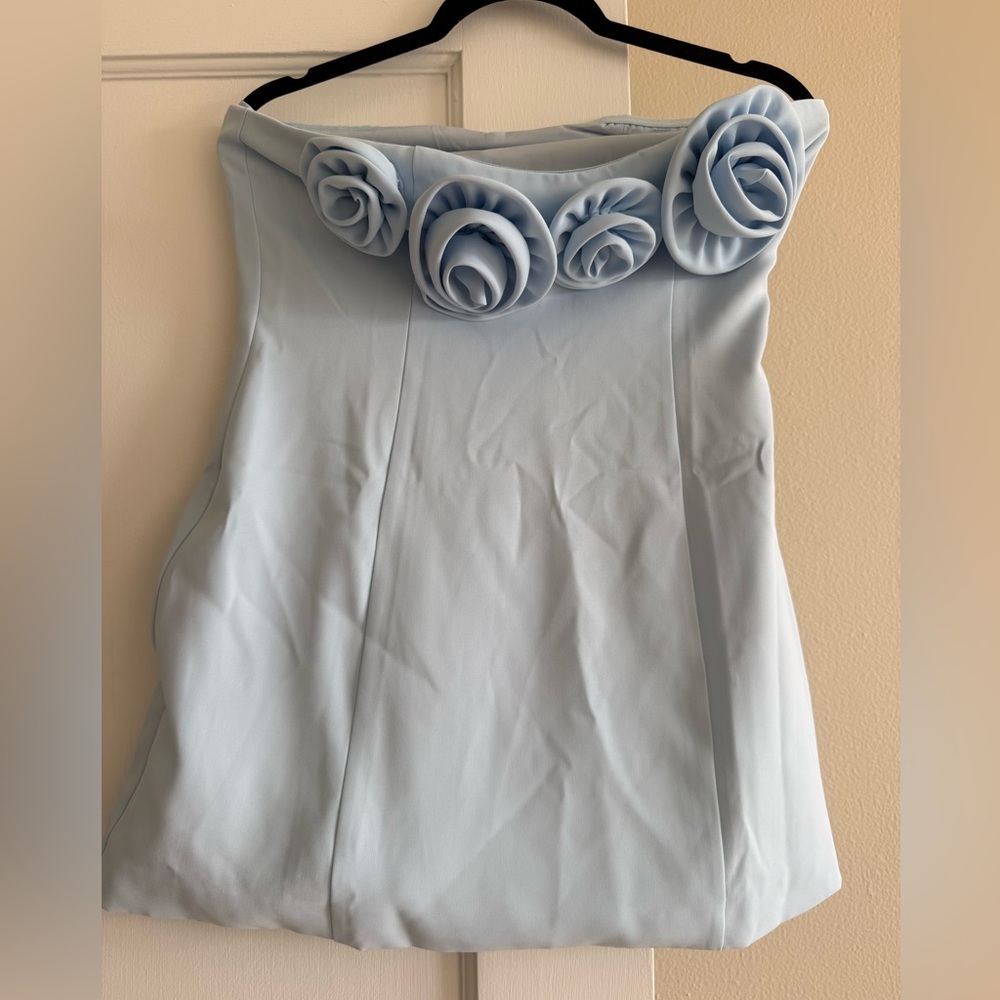 Peppermayo Patsie Strapless Mini Dress - Blyw - Picture 2 of 6